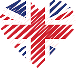 Logo of Top 5 Gnorimies - UK, Heart Shaped Image of UK flag.